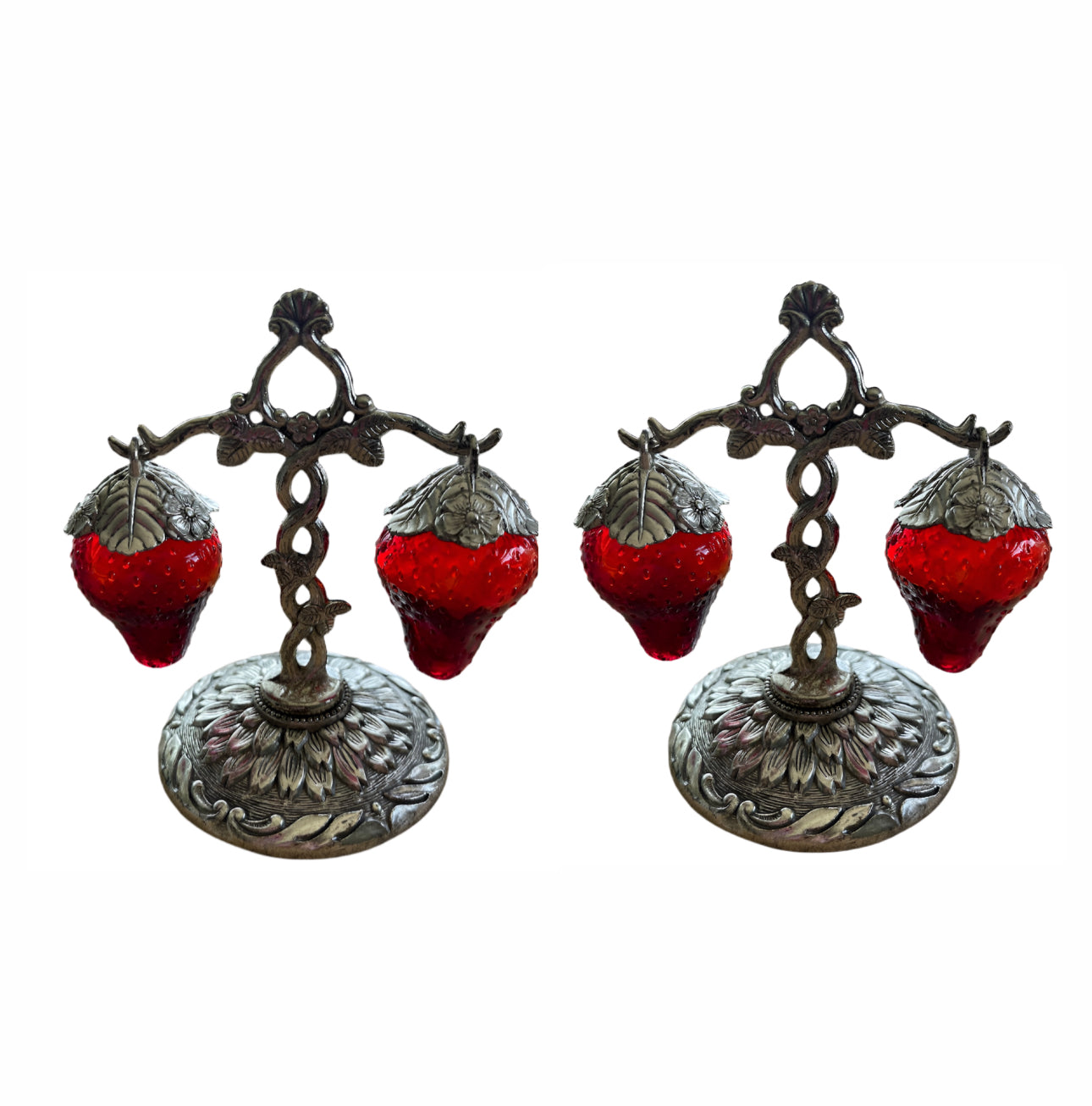 Hanging Strawberry Salt Pepper Shakers