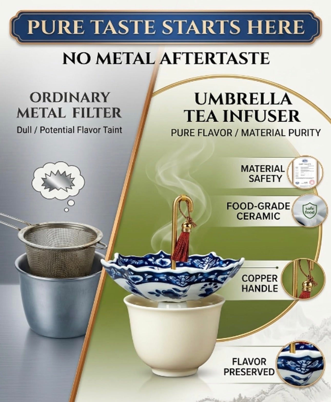 UMBRELLA TEA INFUSER