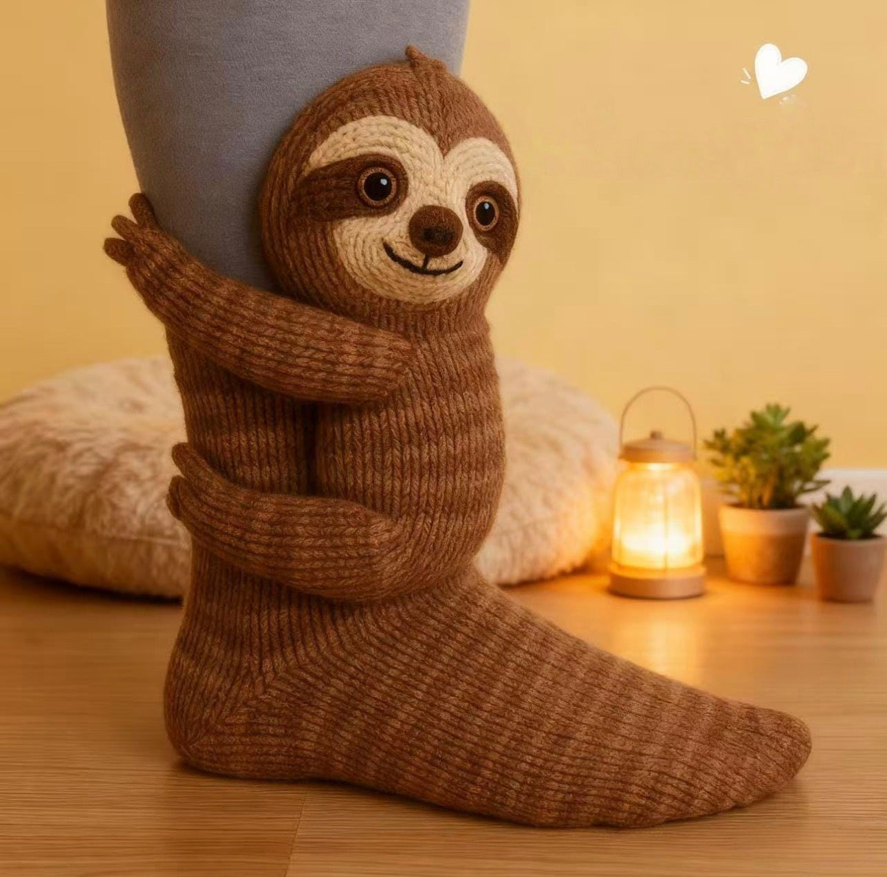 SLOTH -3D knit sock