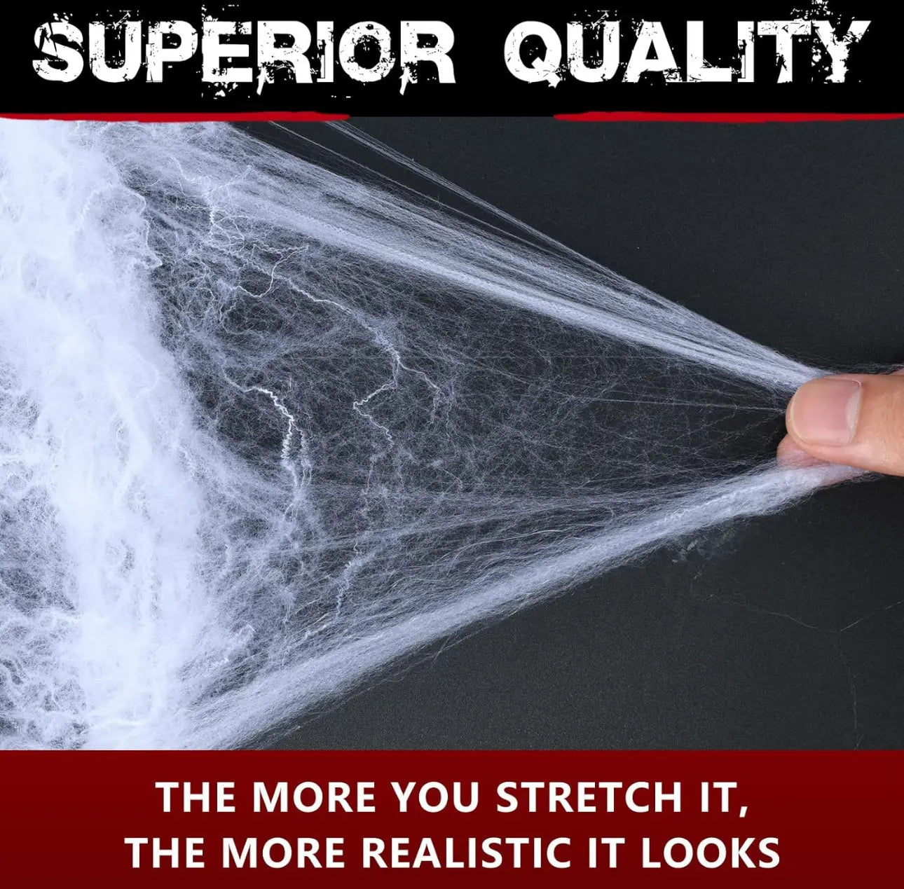 Spider Webs Halloween Decorations with 10 Fake Spiders Trendslana