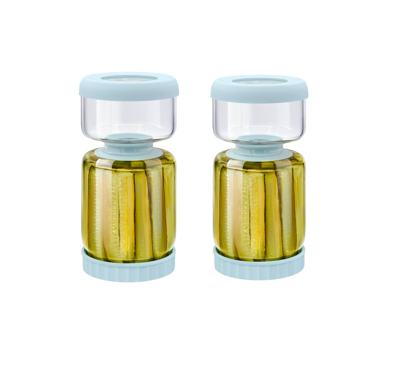 Pickle Jar with Strainer