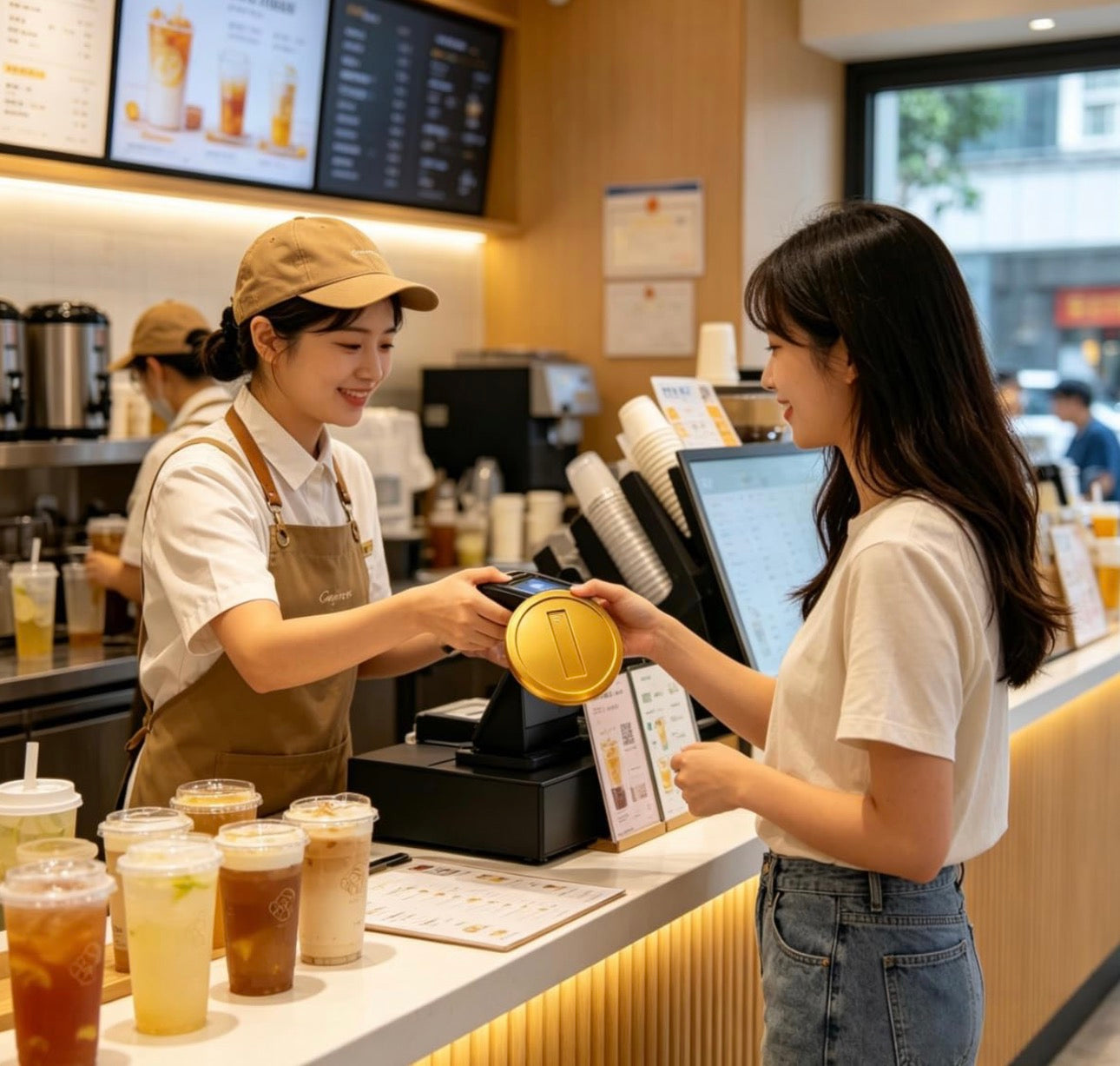 "COIN" TAP PAY CASE CARD HOLDER