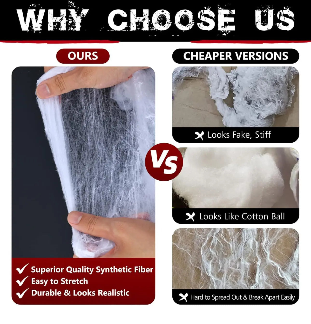 Spider Webs Halloween Decorations with 10 Fake Spiders Trendslana