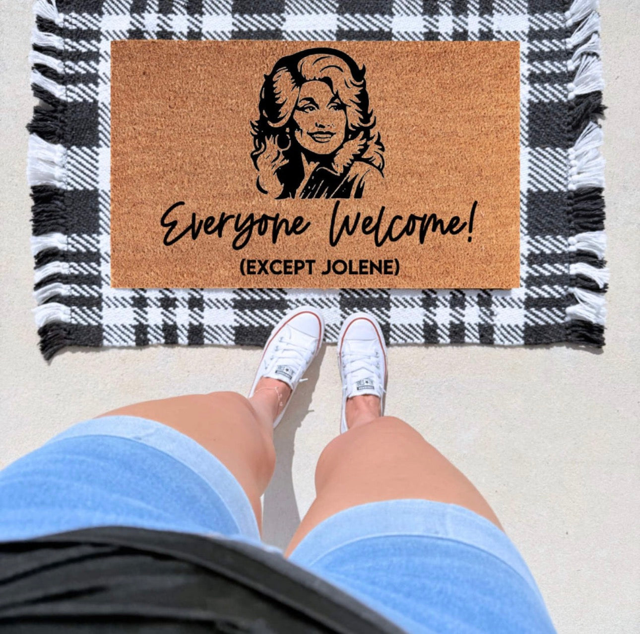 Welcome Everyone Except Jolene
Doormat