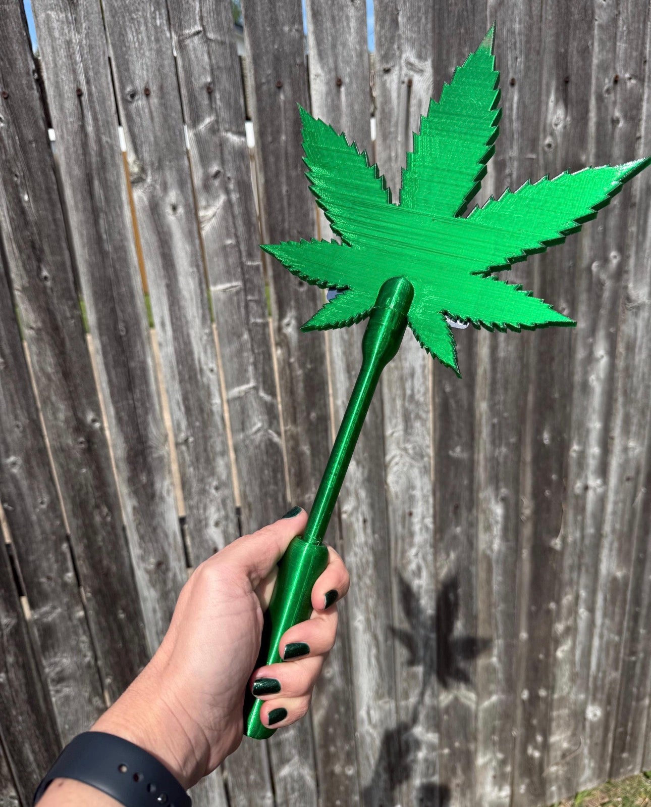 Cannabis Leaf Tap-To-Pay Wand