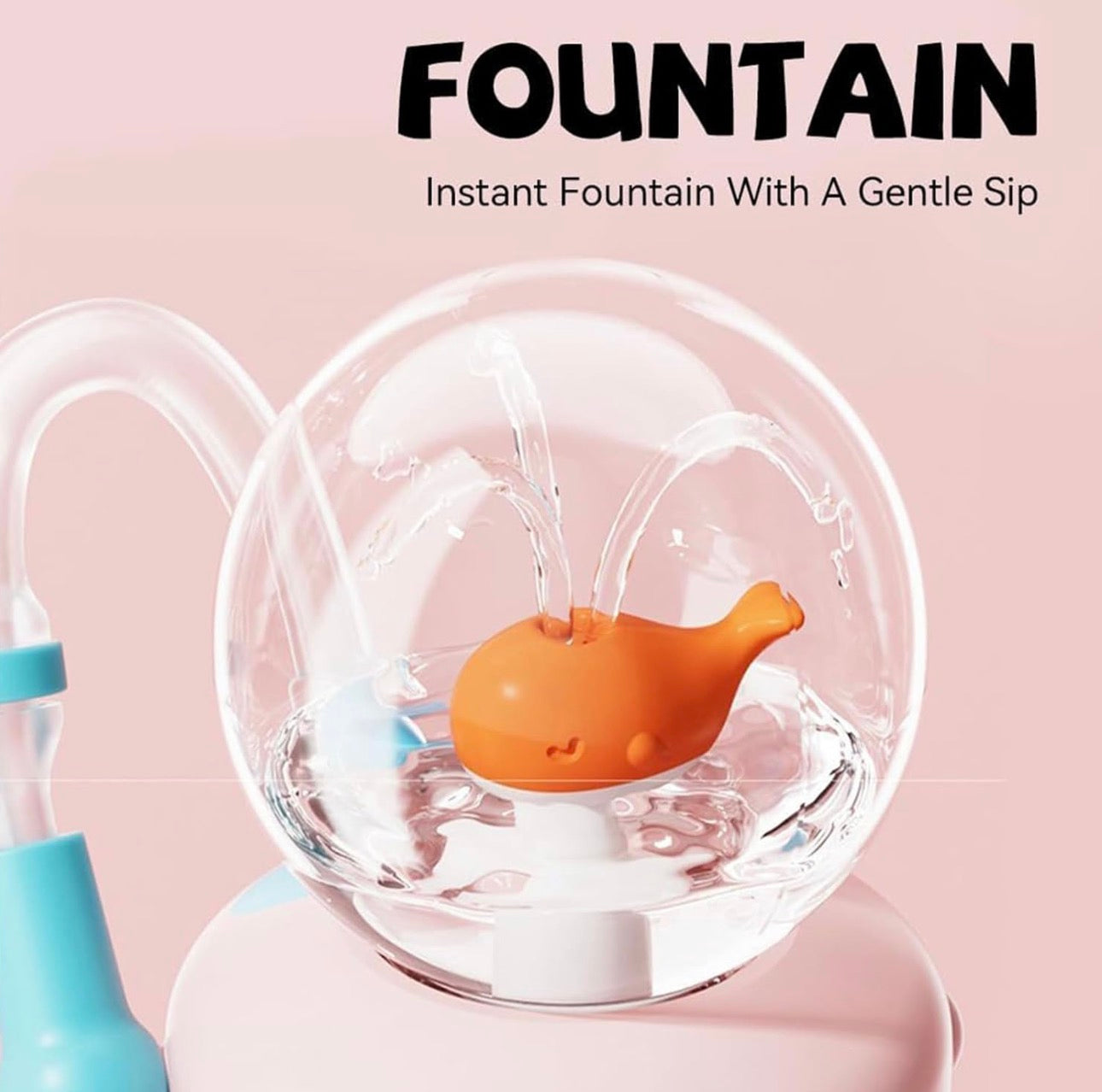 WHALE FOUNTAIN TUMBLER