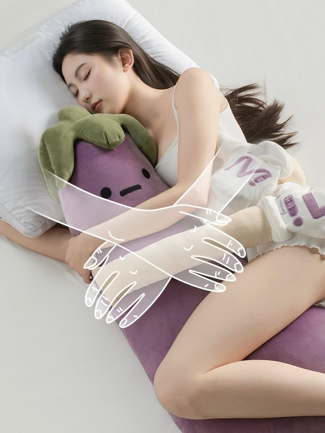 Eggplant Soothing Doll Plush