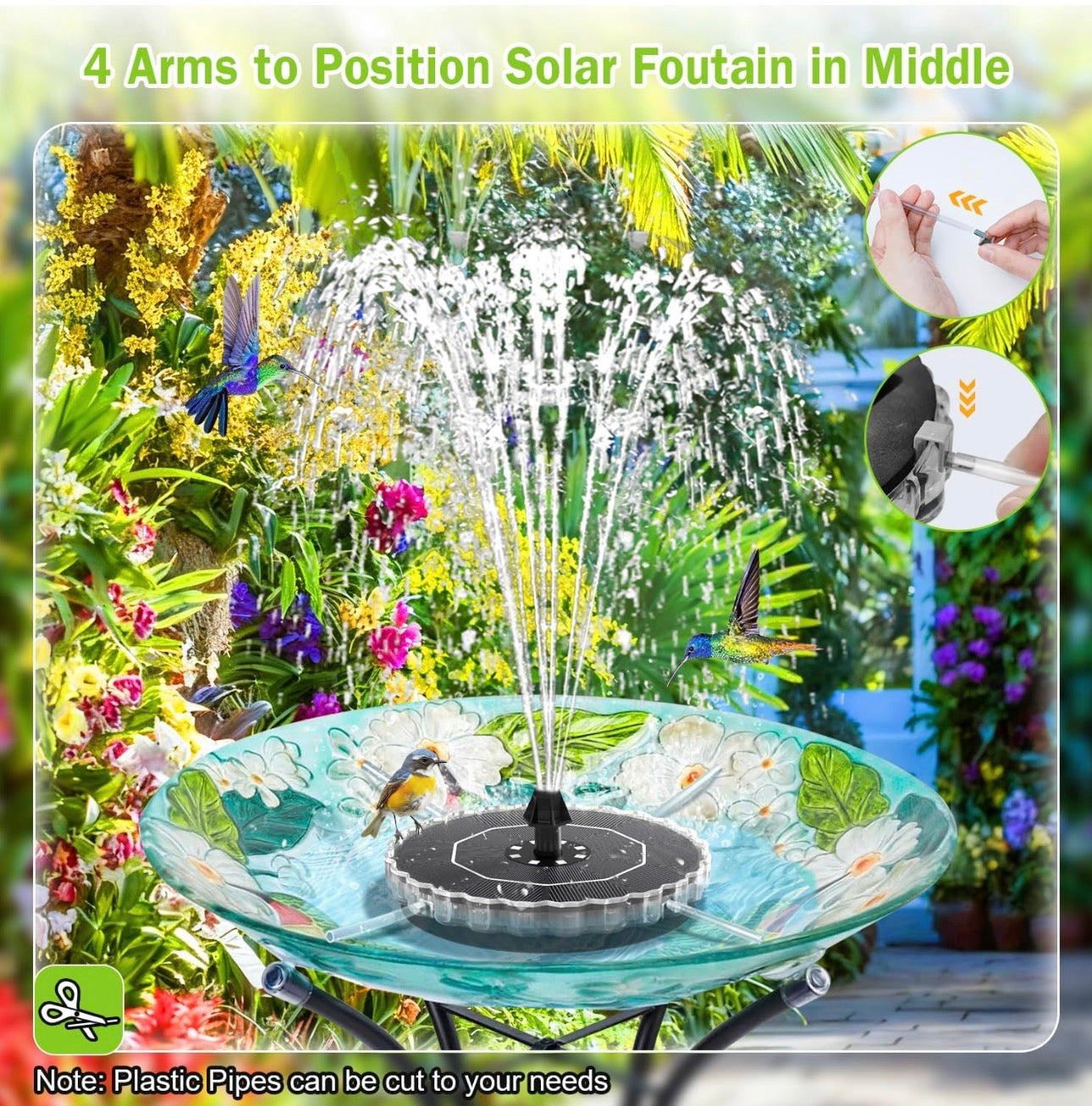 3D Color Changing LED Light Fountain