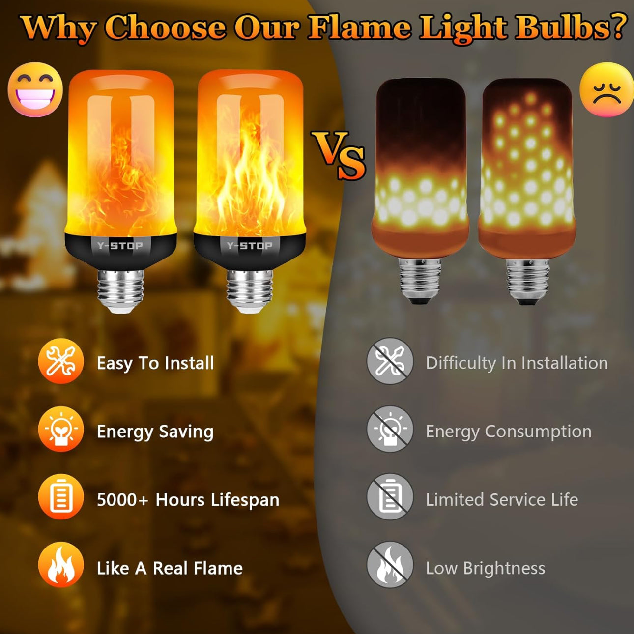 Flame Light Bulbs