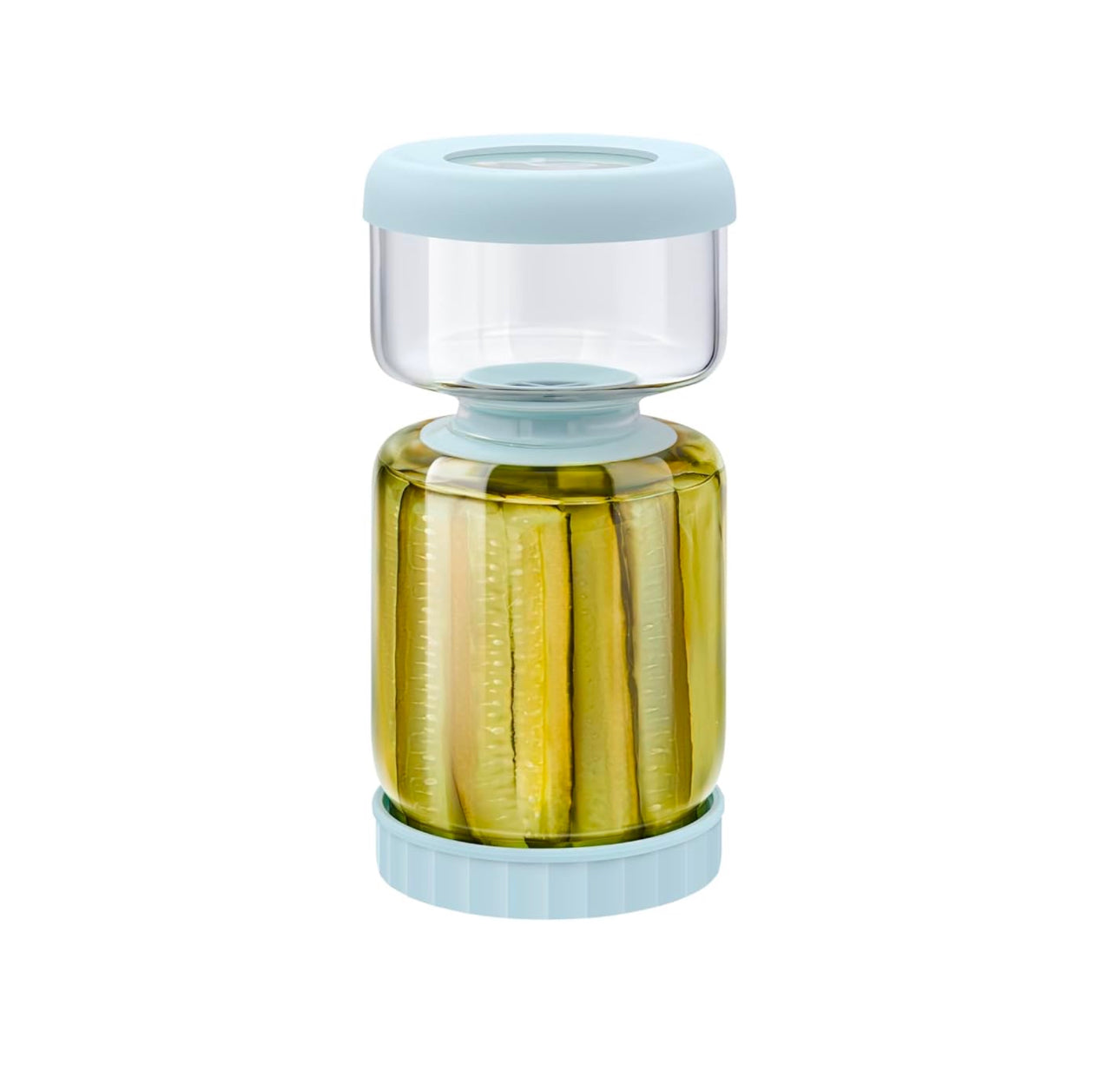 Pickle Jar with Strainer