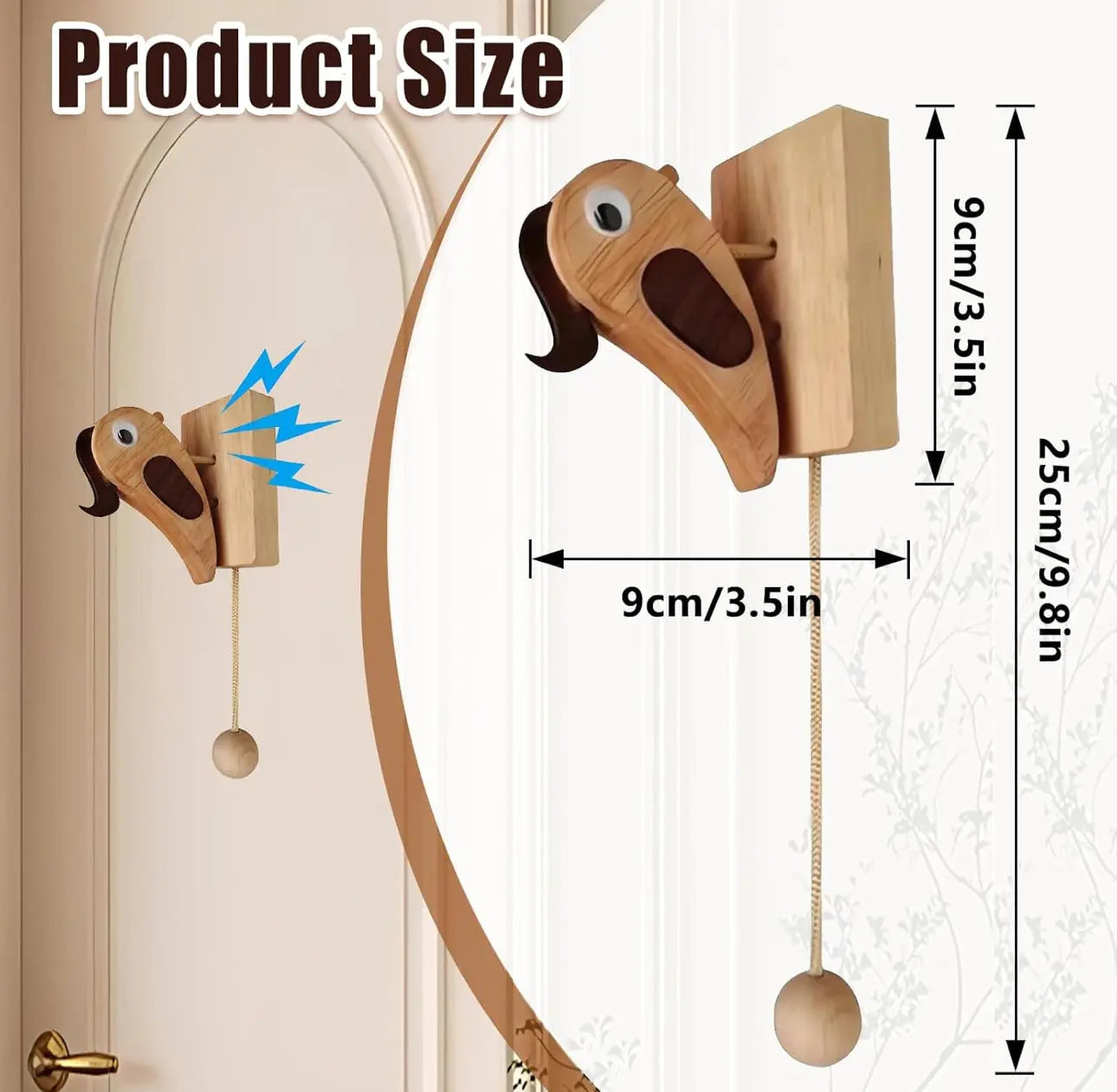 Creative Handmade Woodpecker Knocker Trendslana