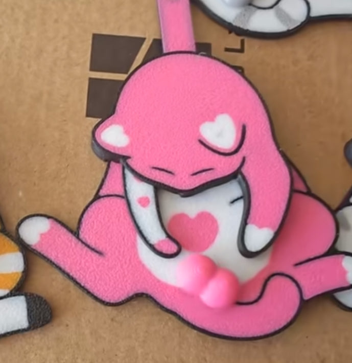 Playful Cat Quirky Keychain