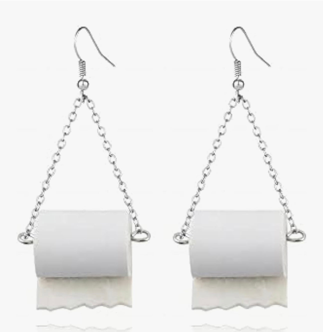 Toilet Roll Earrings