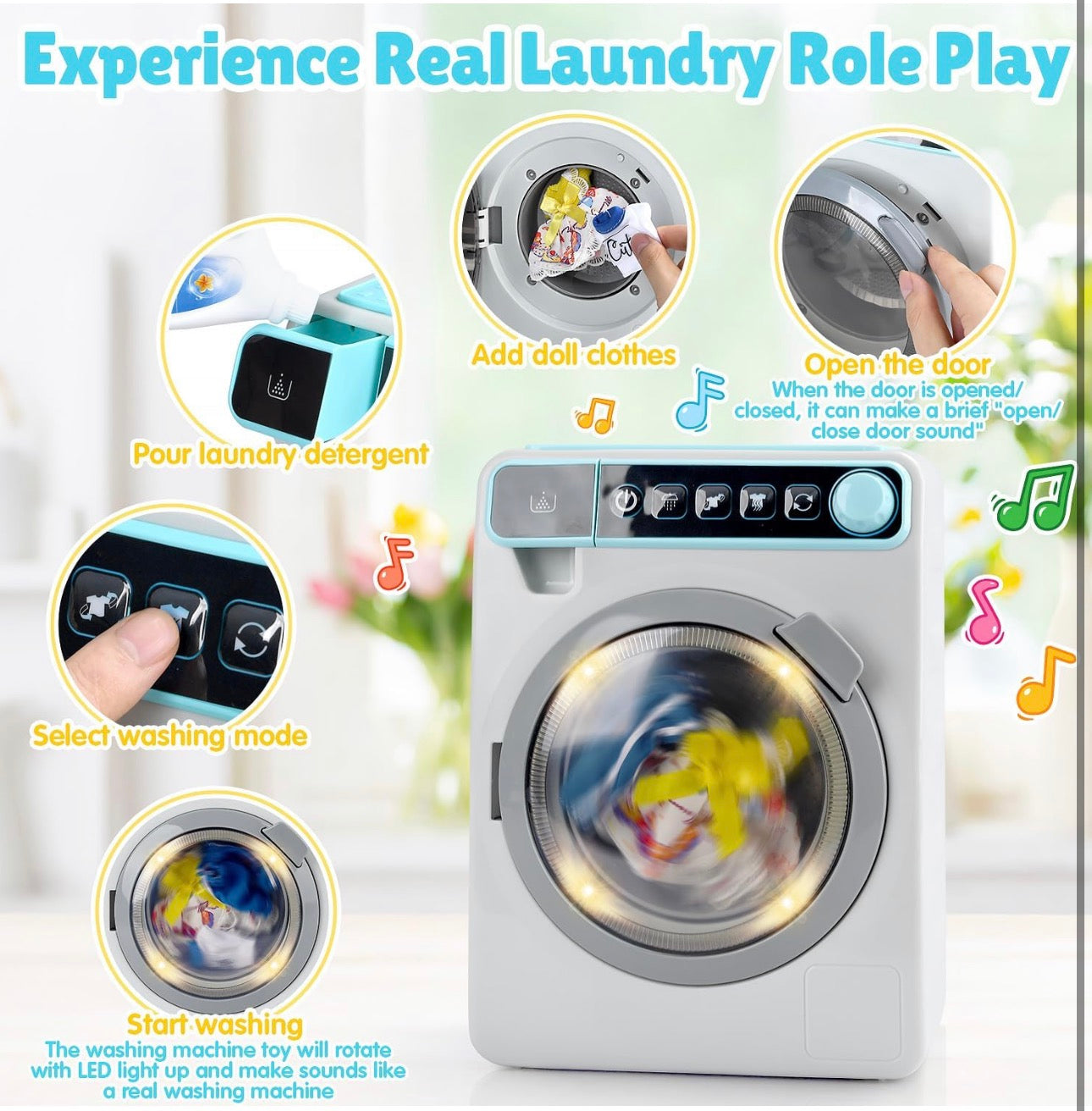 Kids Toy Washing Machine