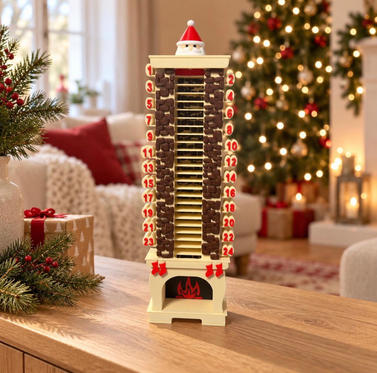 Santa Chimney Advent Calendar
