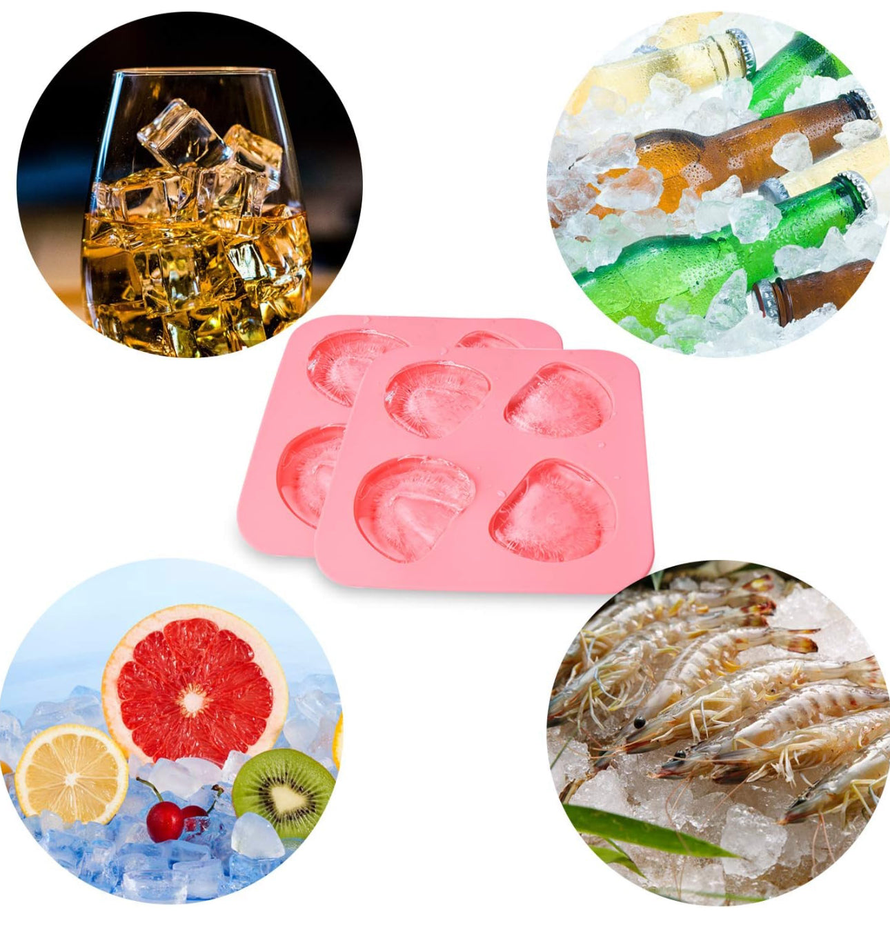 Frozen smiles ice mold