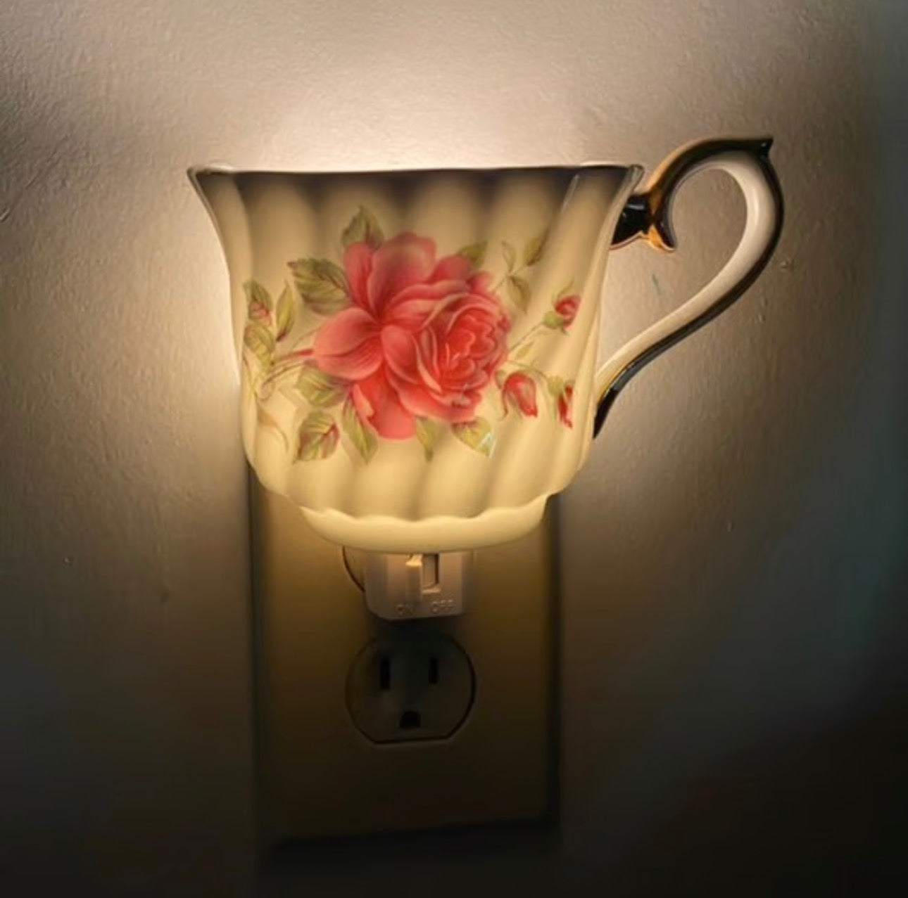 Mini Teapot Wall Plug-in Night Light