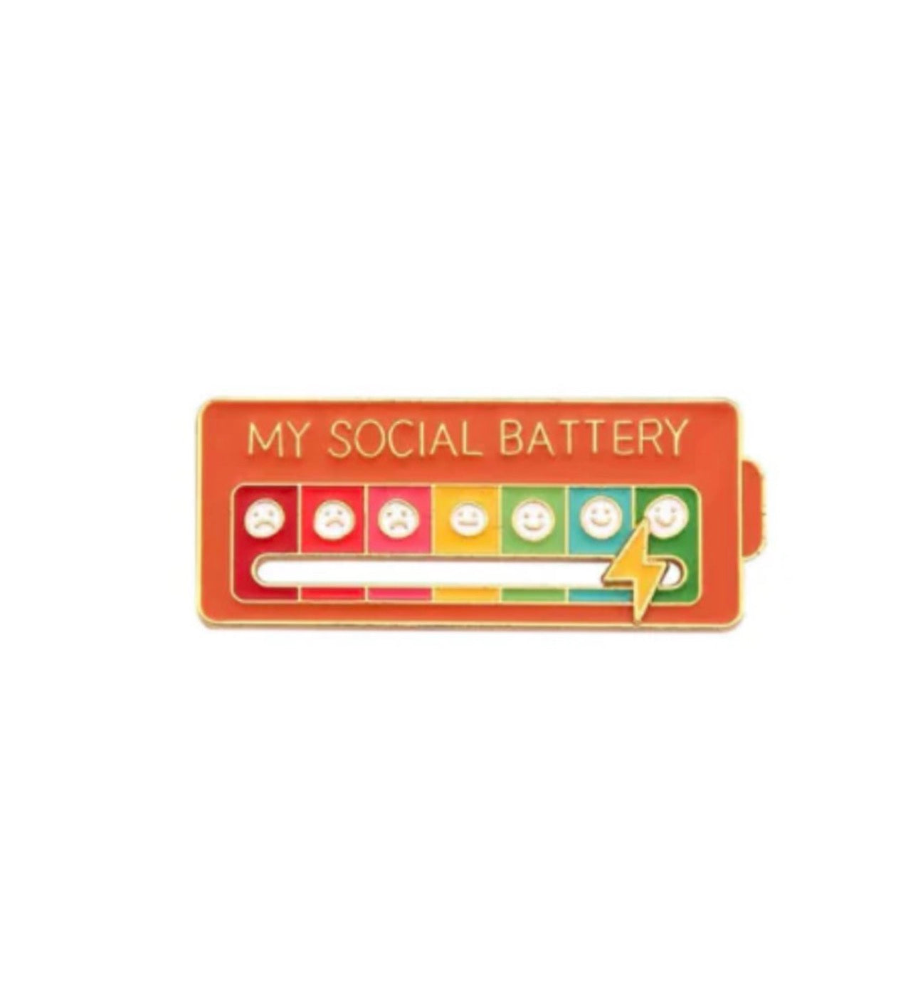 Social Battery Pin