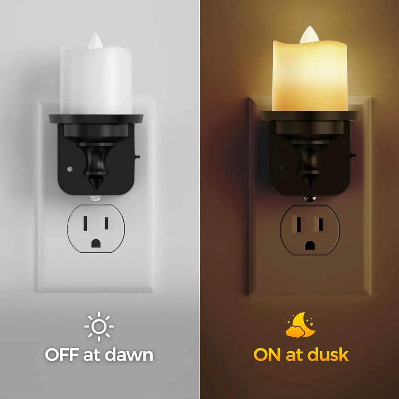 Flameless Candle Night Light Trendslana