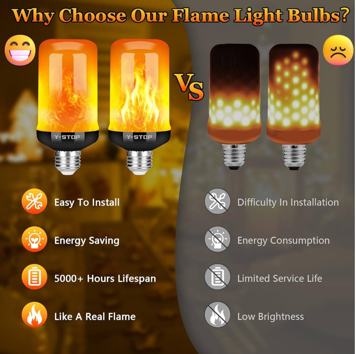 Flame Light Bulbs