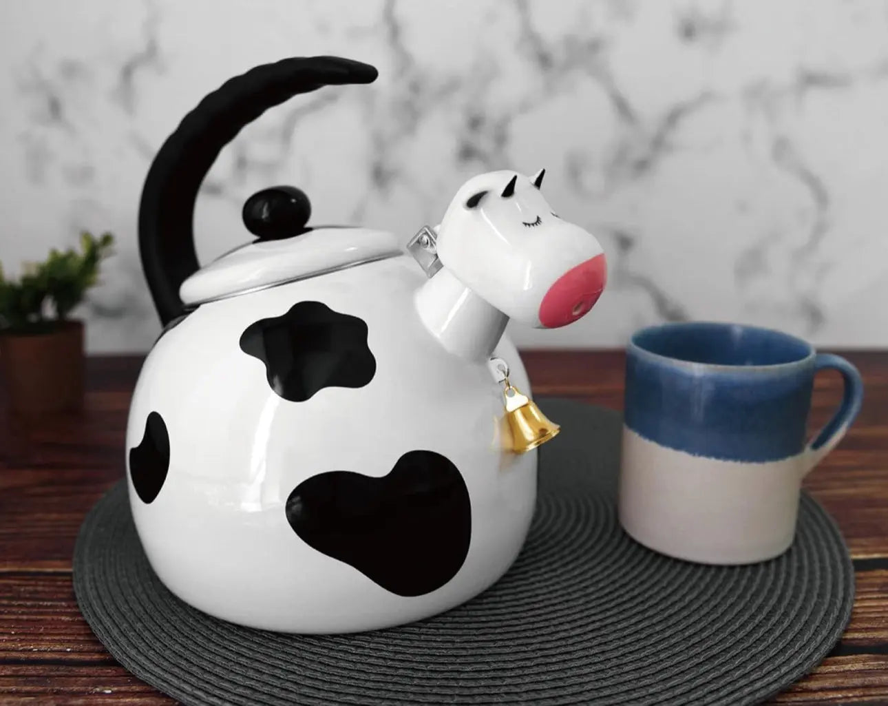 Cow Design Teapot Water Kettle Trendslana