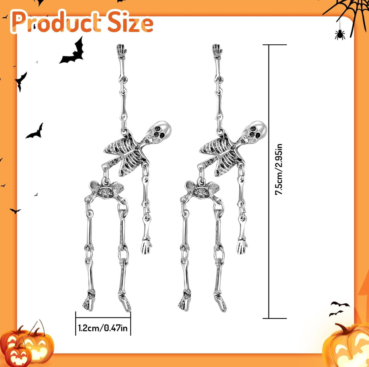 Halloween Skeleton Earrings