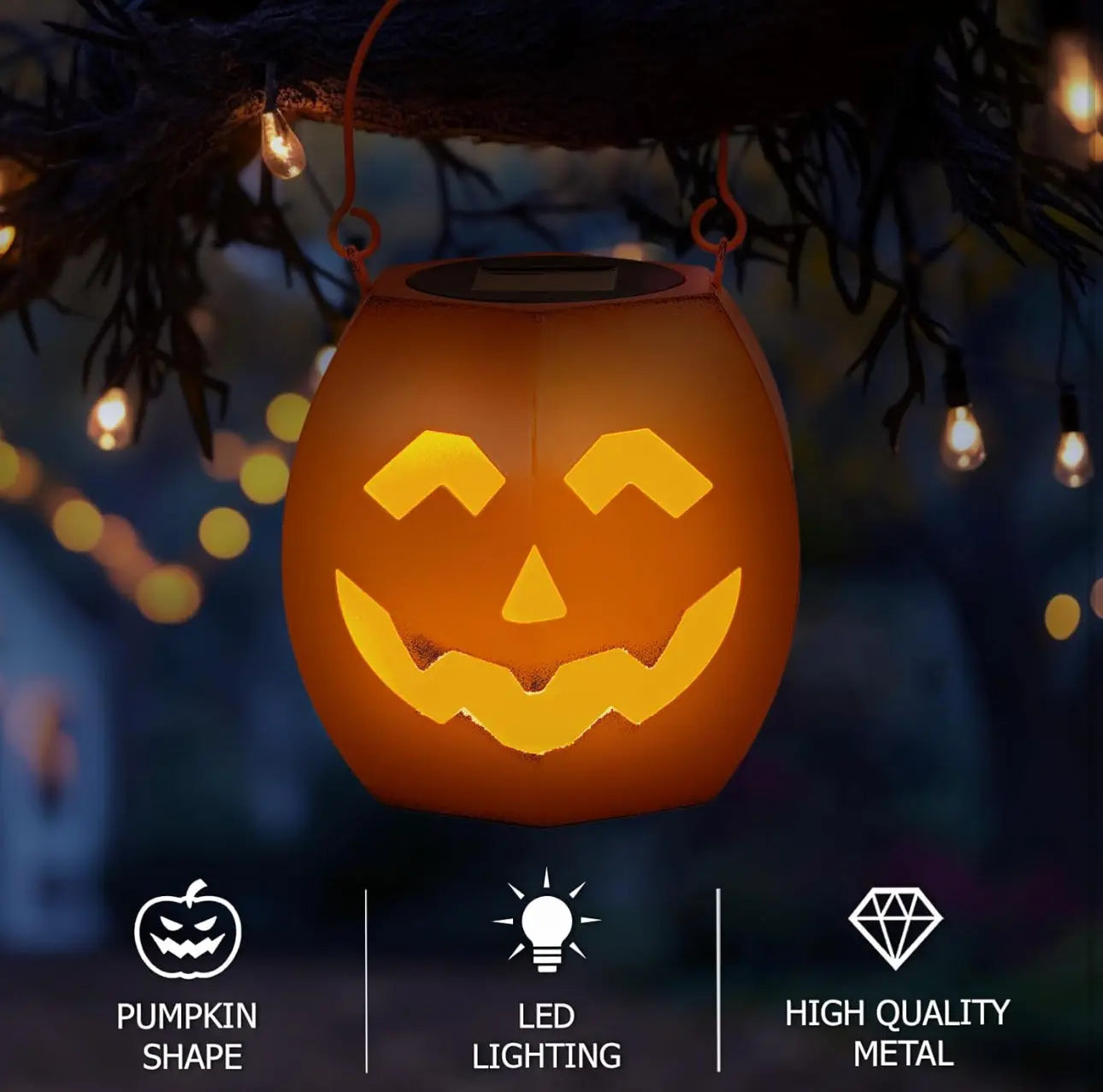 Halloween Decorations Outdoor Pumpkin Solar Lanterns Trendslana