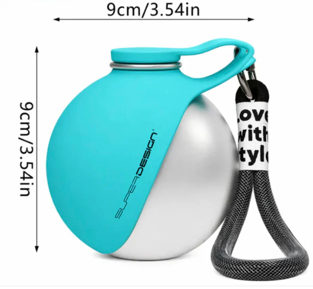 2-In-1 Portable Dog Water Bottle With Foldable Bowl