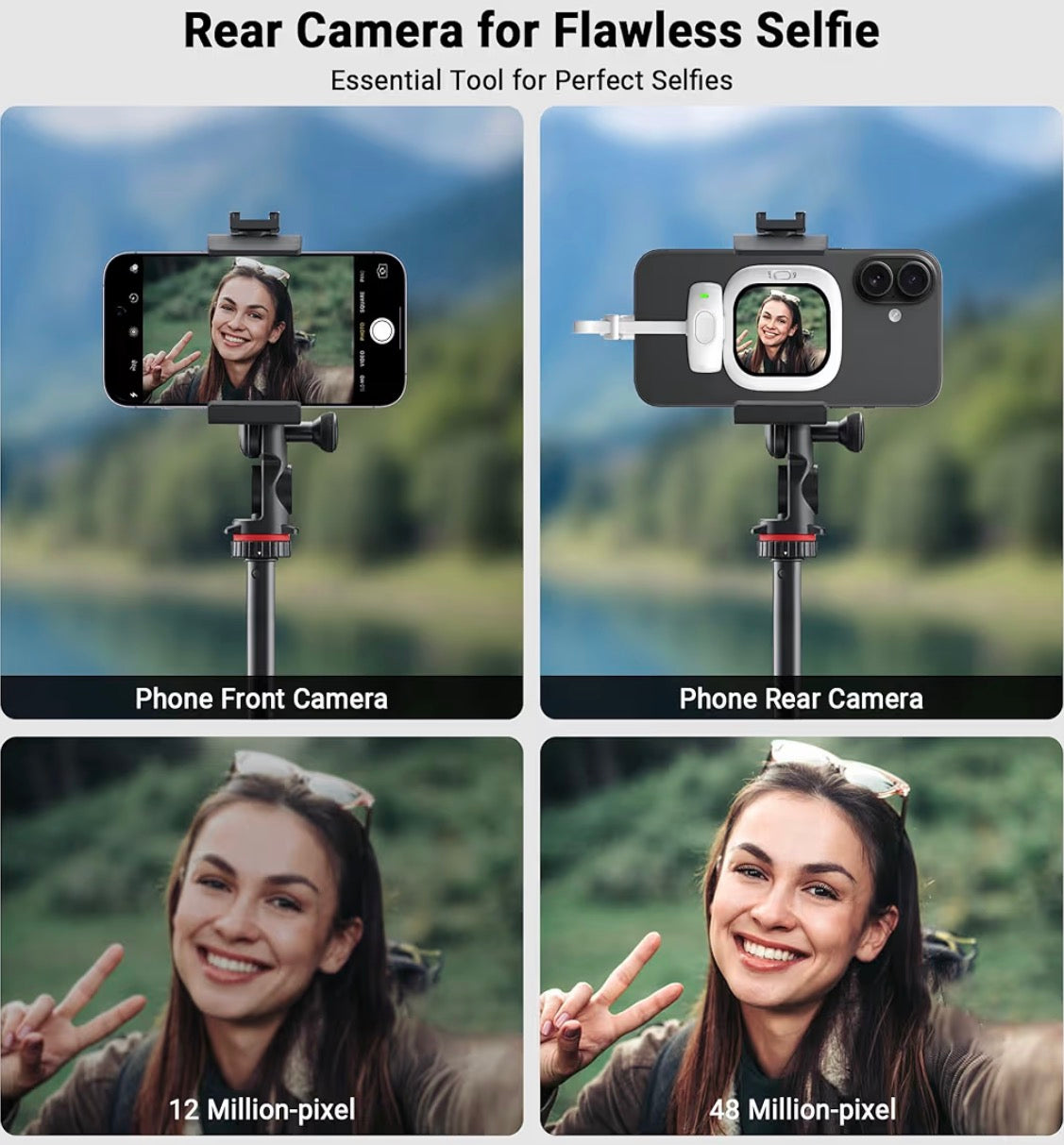 Mini Phone Vlog Selfie Monitor Screen