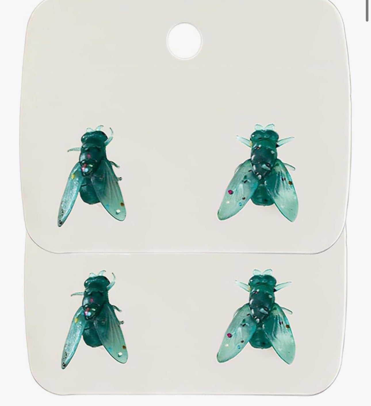 Realistic Fly Earrings