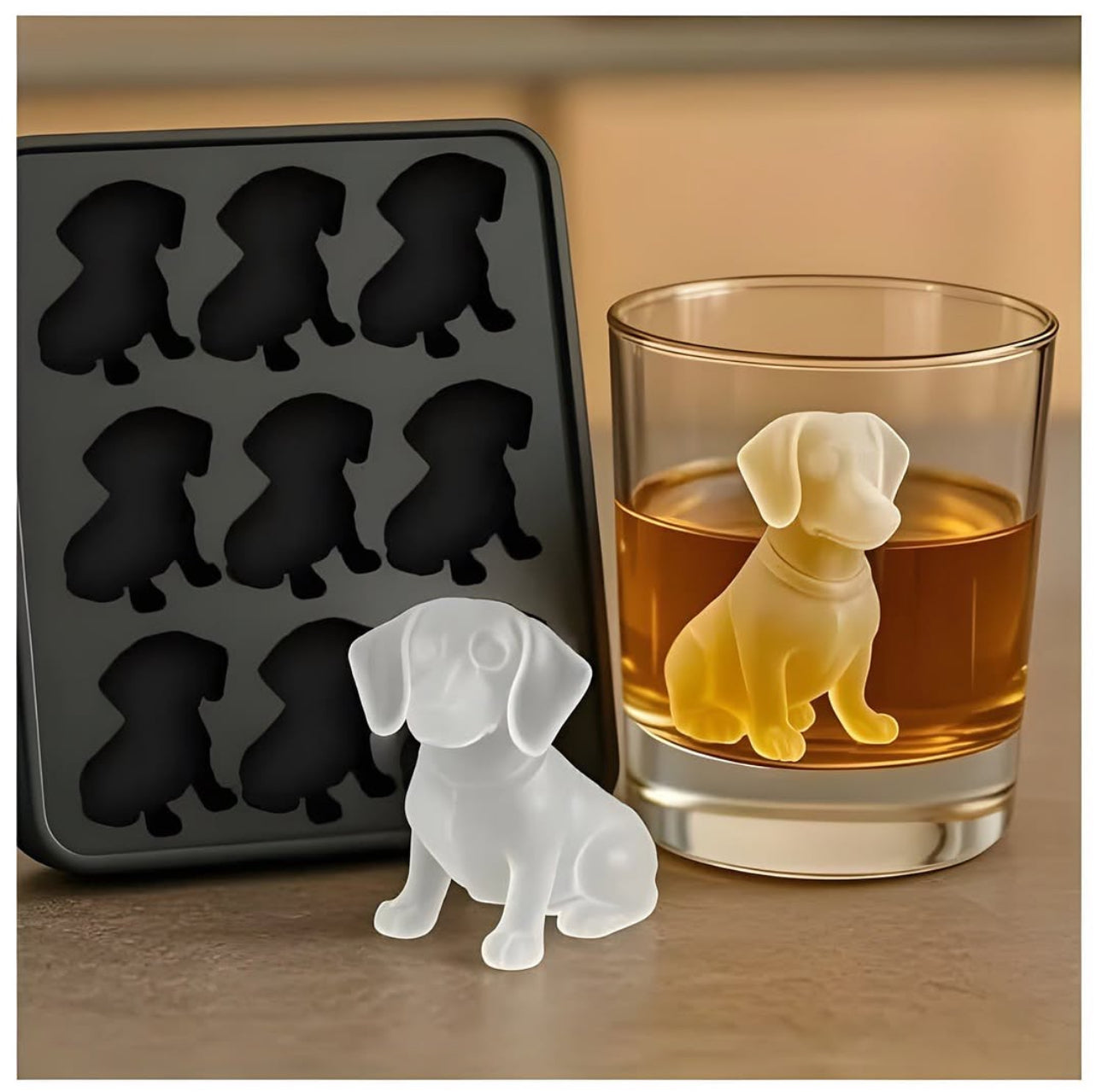 Dachshund ice mold