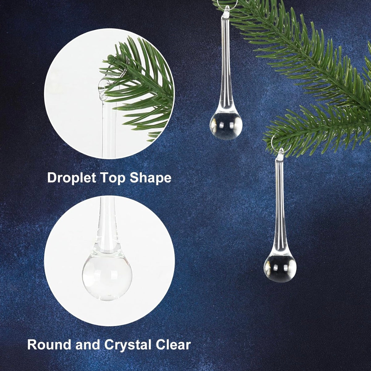 Christmas Crystal Ornaments