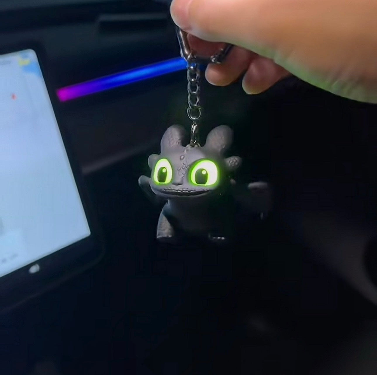 Mini Dragon Toy With Led