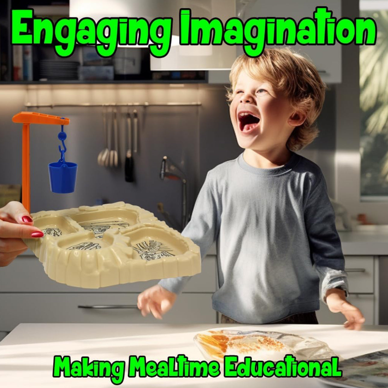 DINOSAUR EXCAVATION PLATE