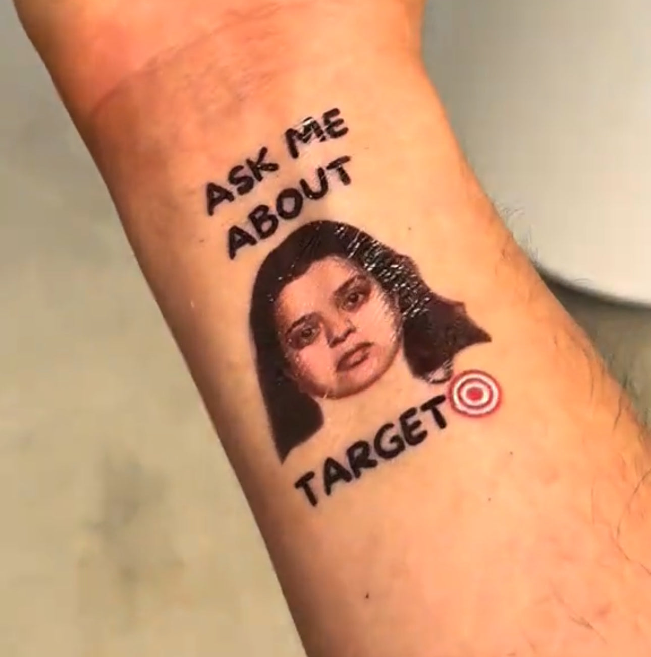 I’m really sorry Temporary tattoo