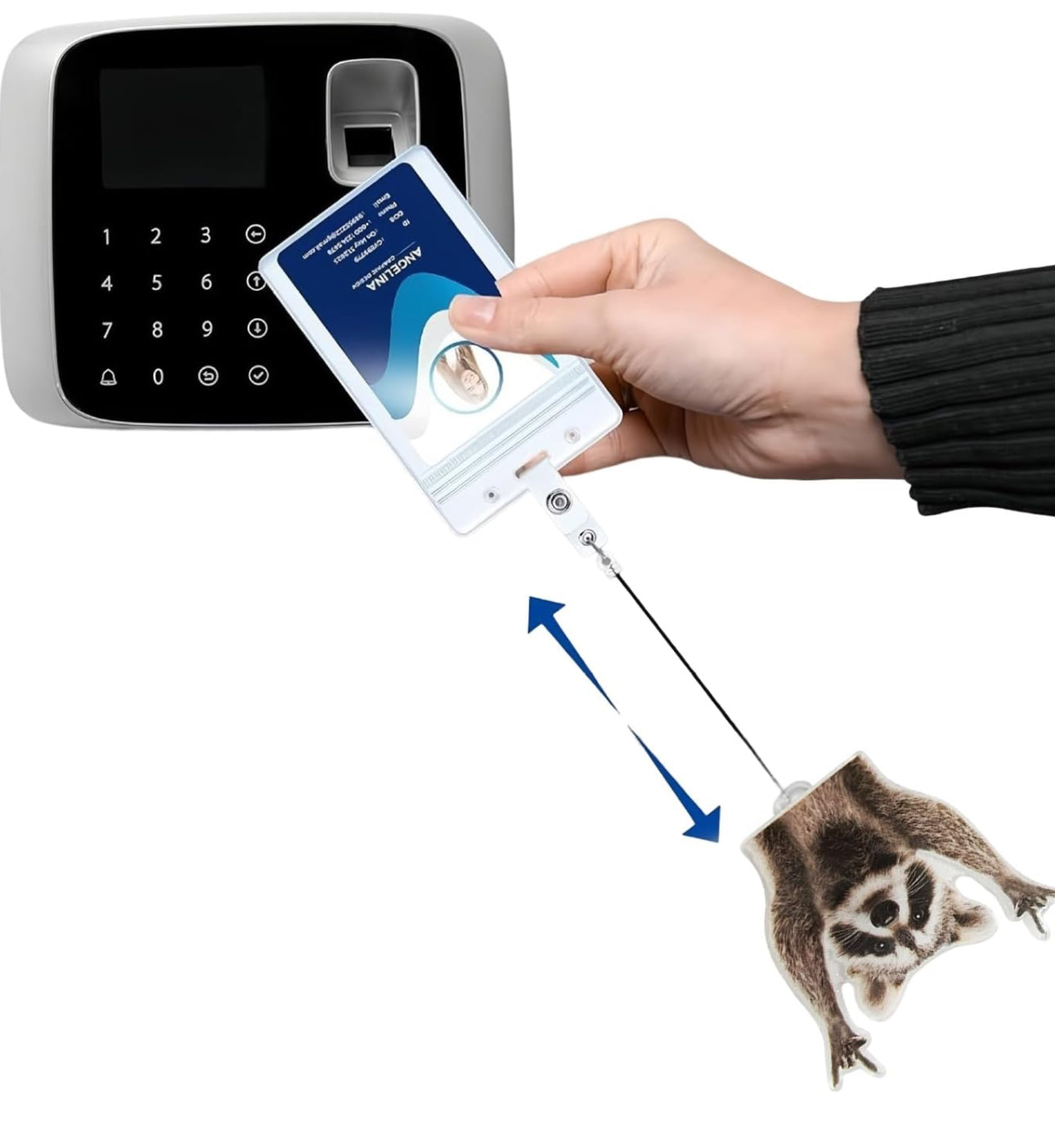 Hip hop Raccoon Badge