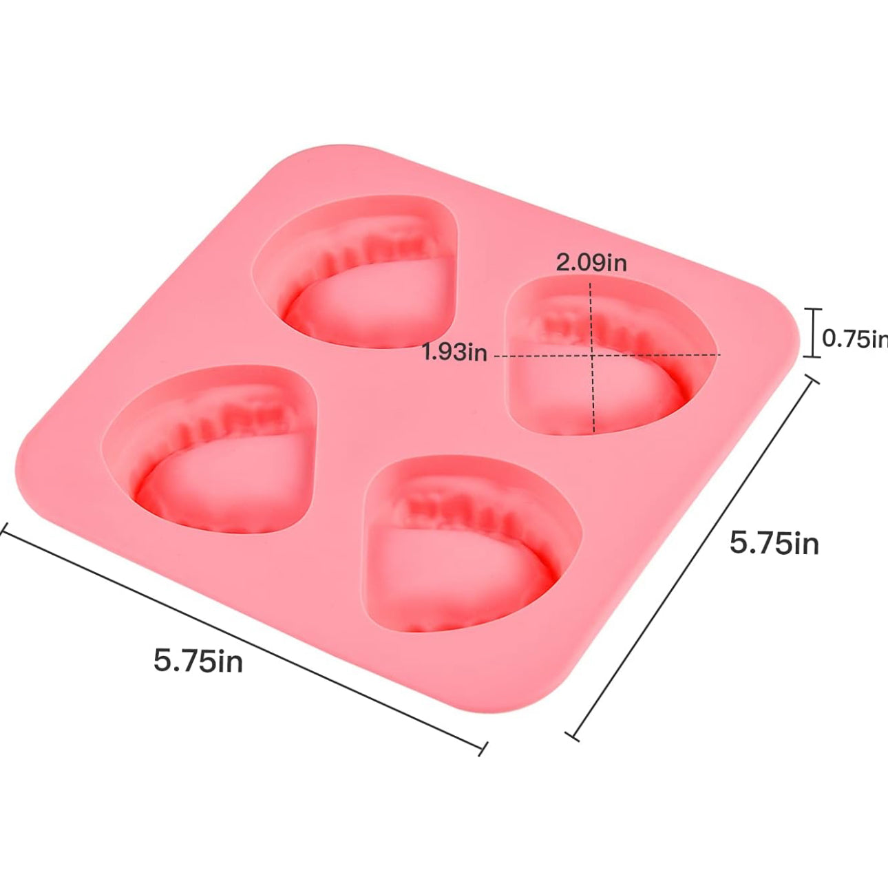 Frozen smiles ice mold