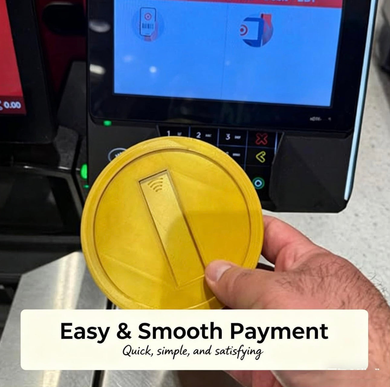 "COIN" TAP PAY CASE CARD HOLDER