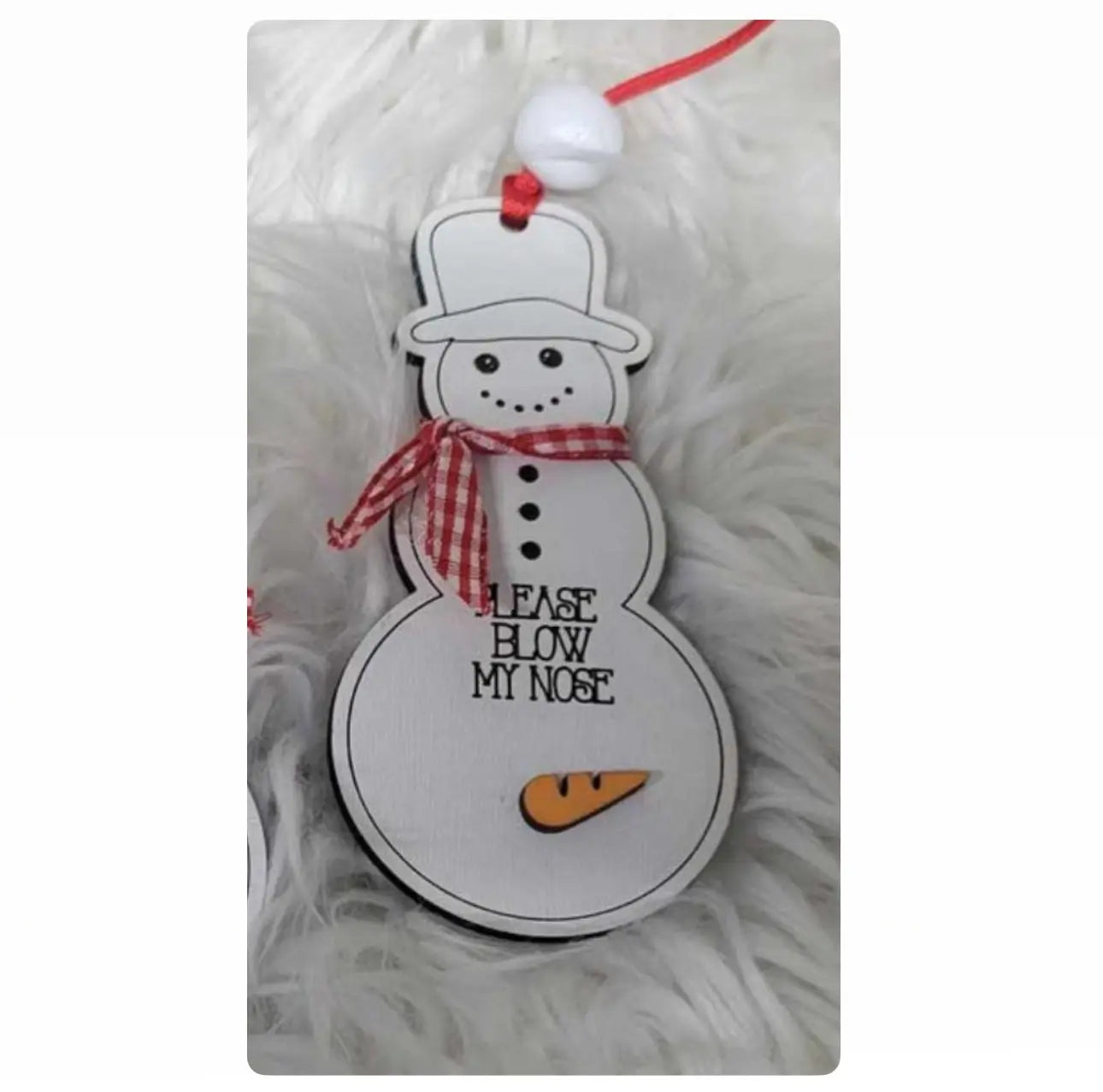 Expecting 6"-8" Inches Tonight Ornament Trendslana