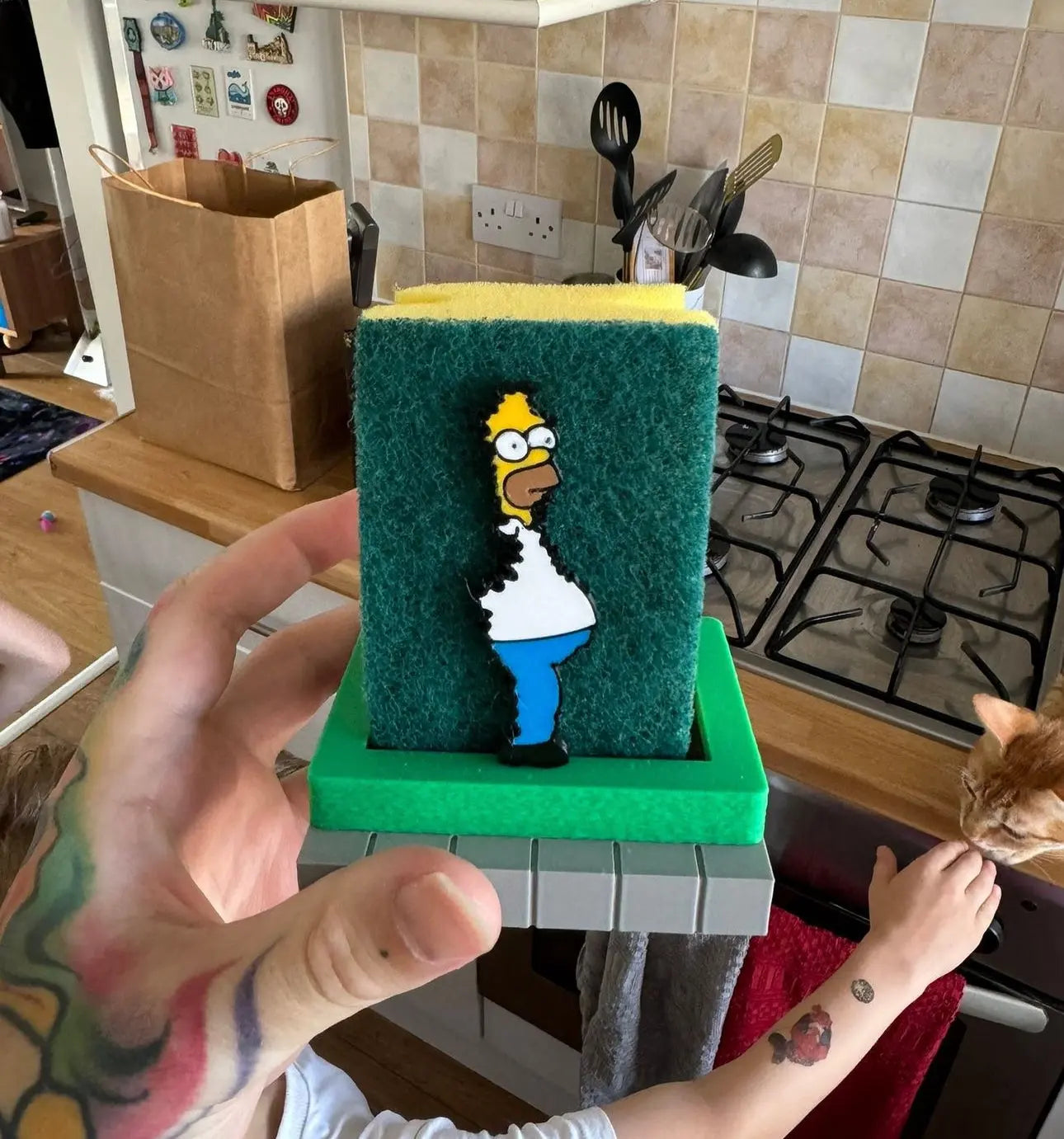 Homer Sponge Holder Trendslana