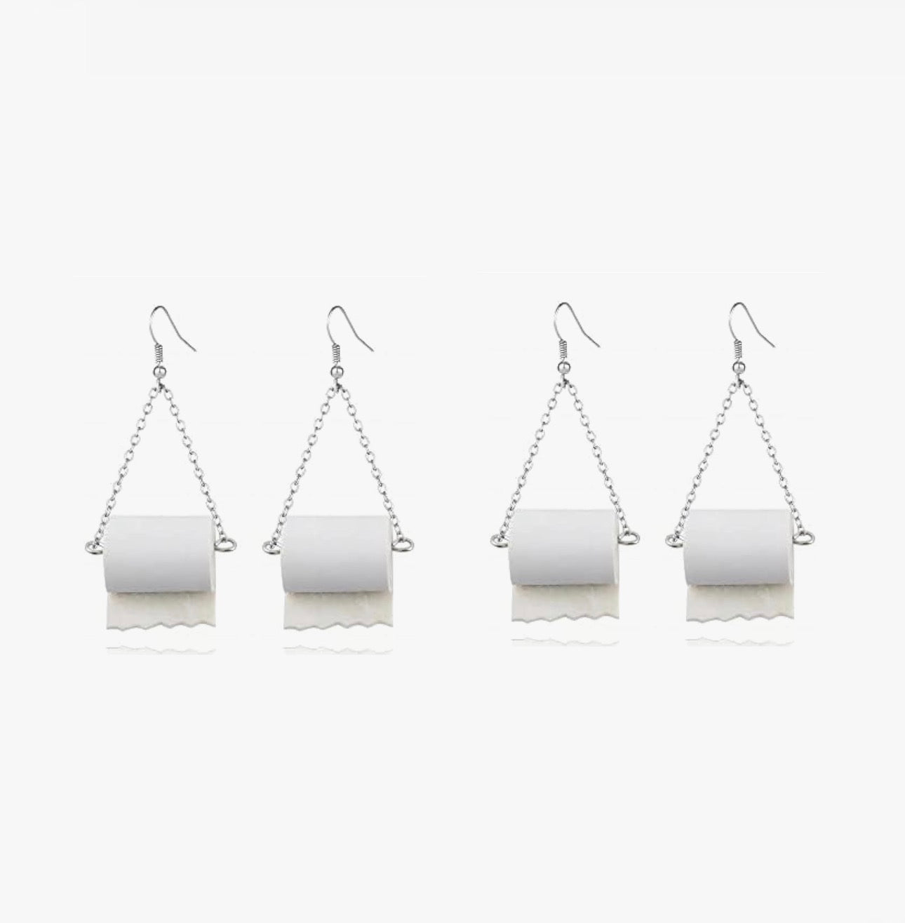 Toilet Roll Earrings