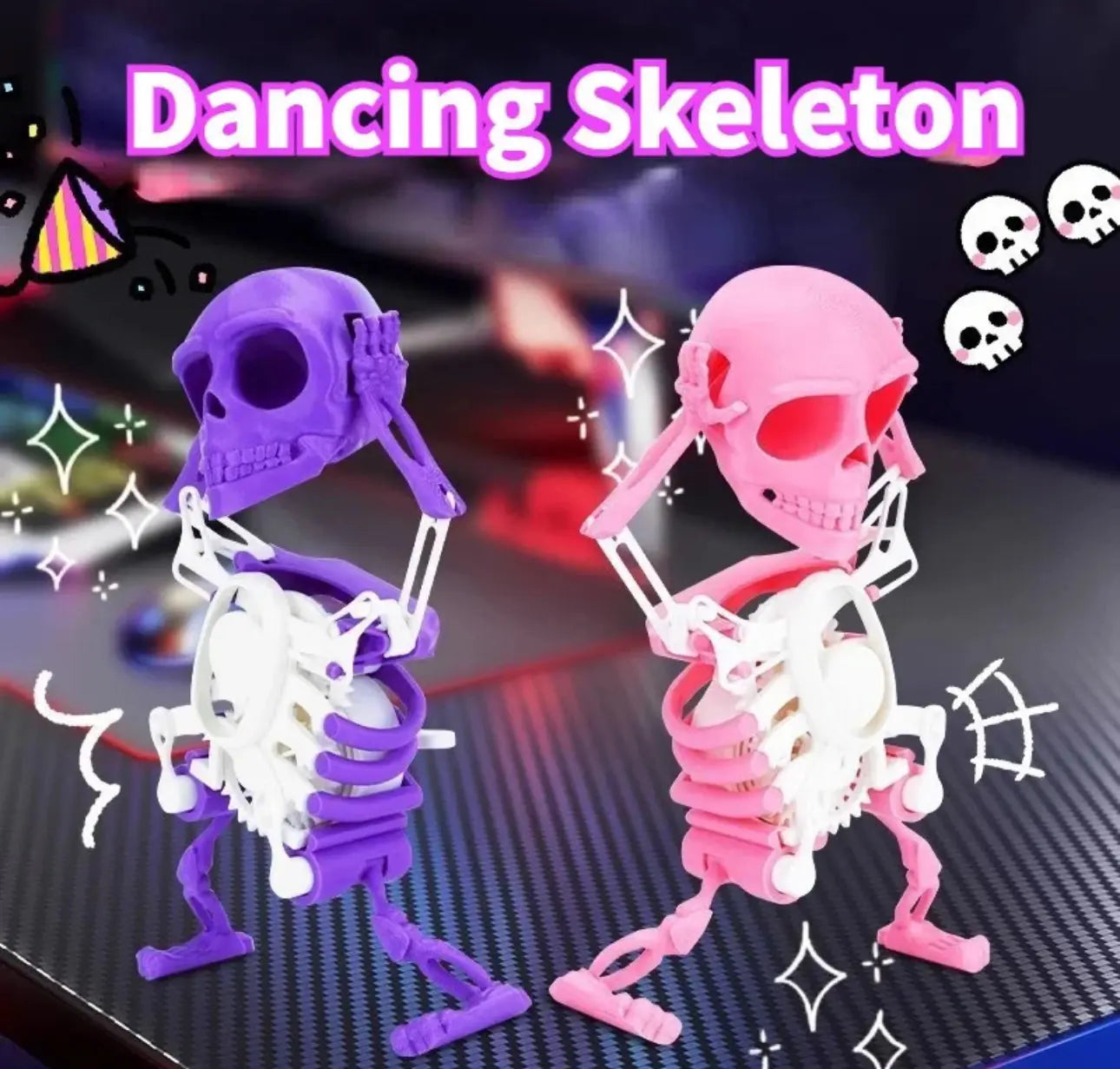 Spooky Dancing Skull Trendslana