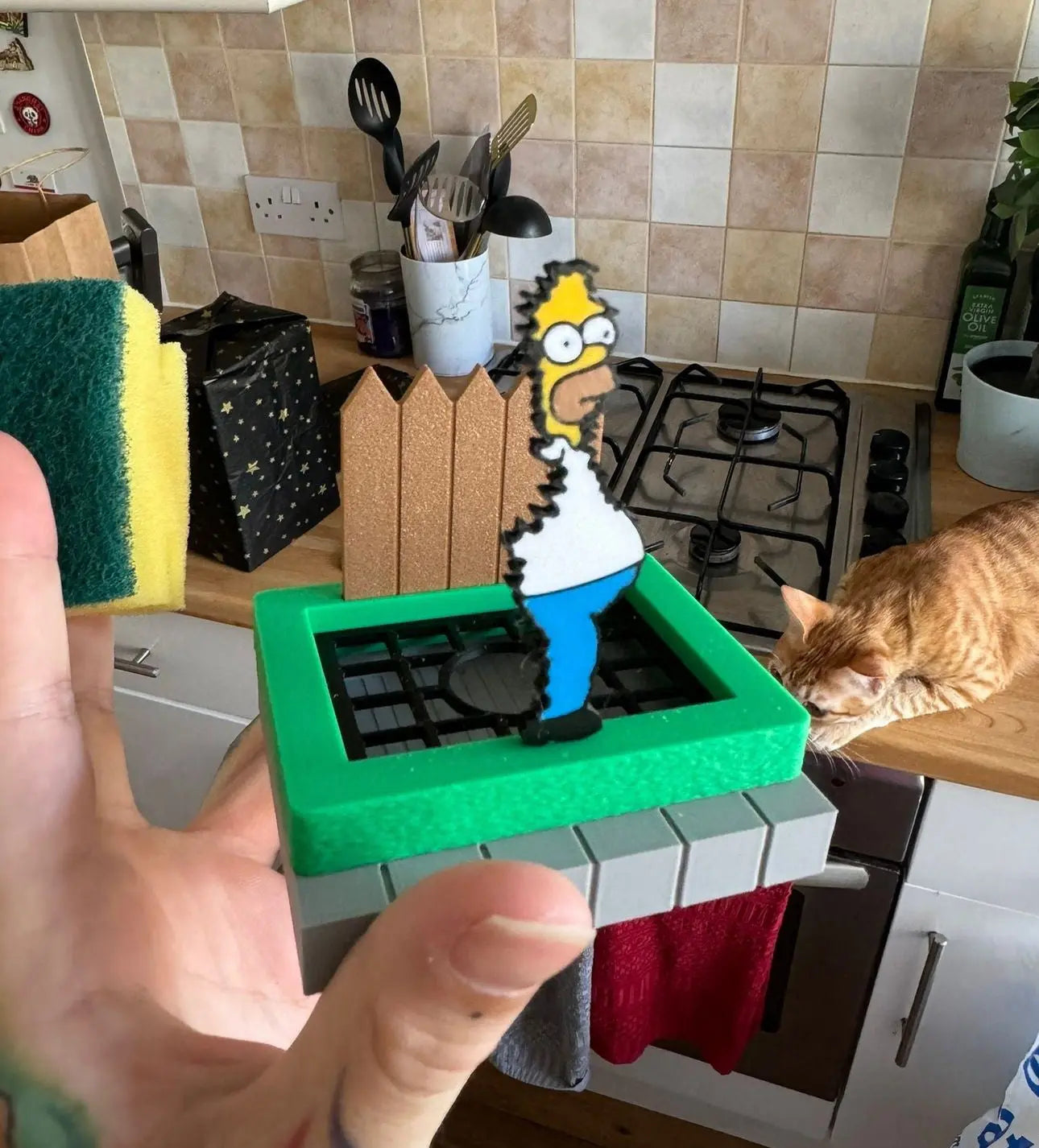 Homer Sponge Holder Trendslana