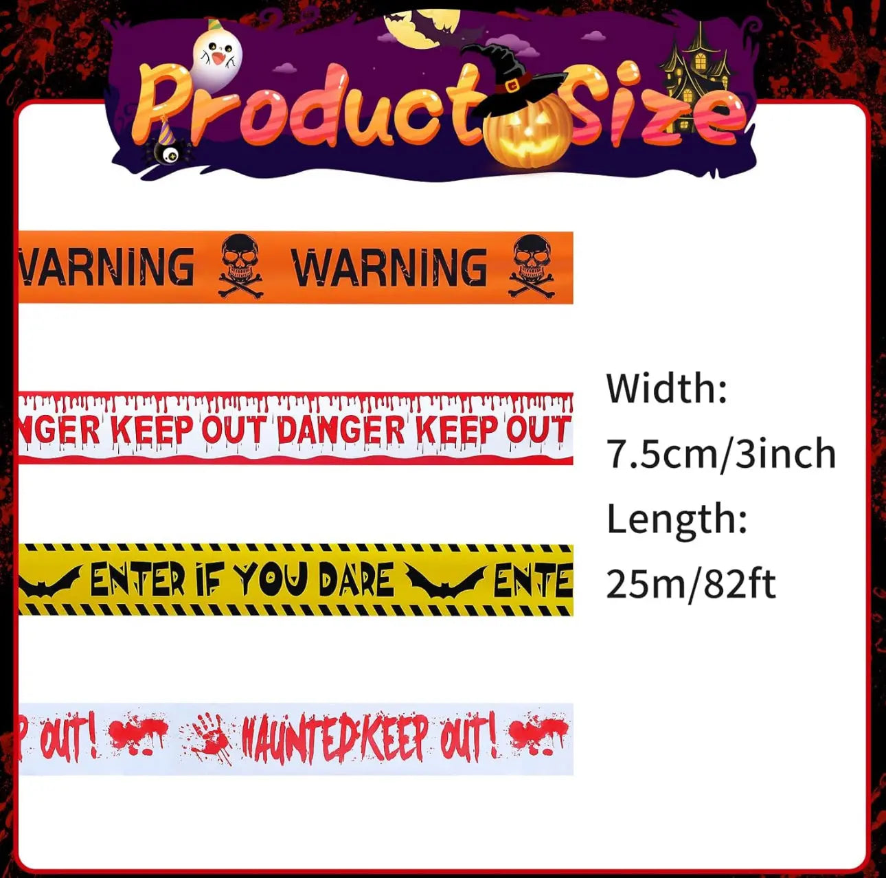 Halloween Decorations Caution Tape Trendslana