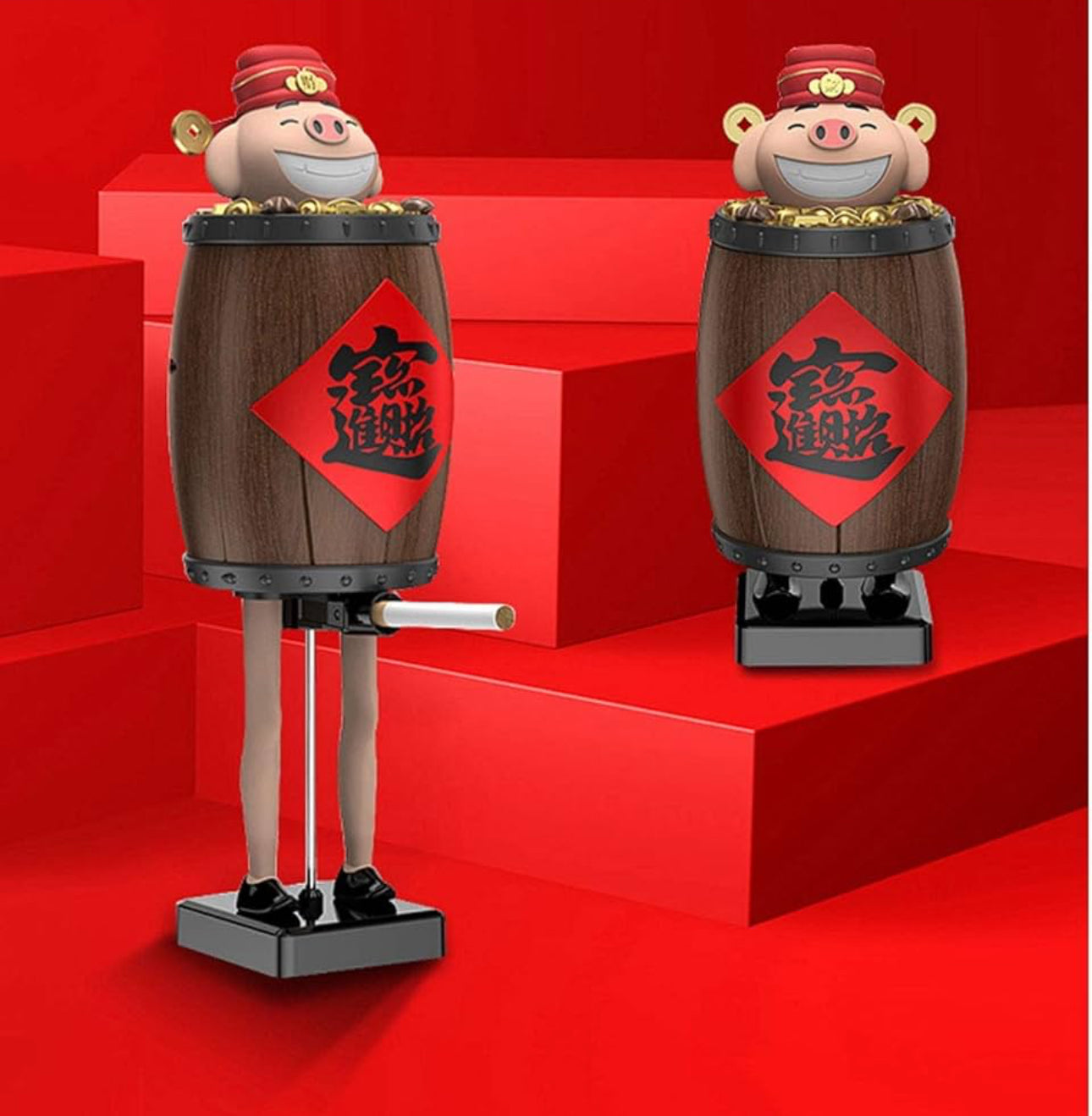 Pig Pop-Up Cigarette Holder