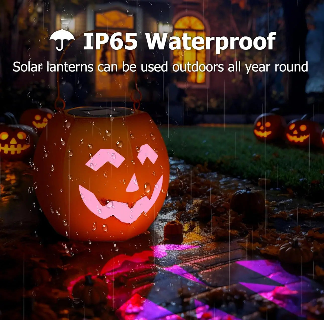 Halloween Decorations Outdoor Pumpkin Solar Lanterns Trendslana