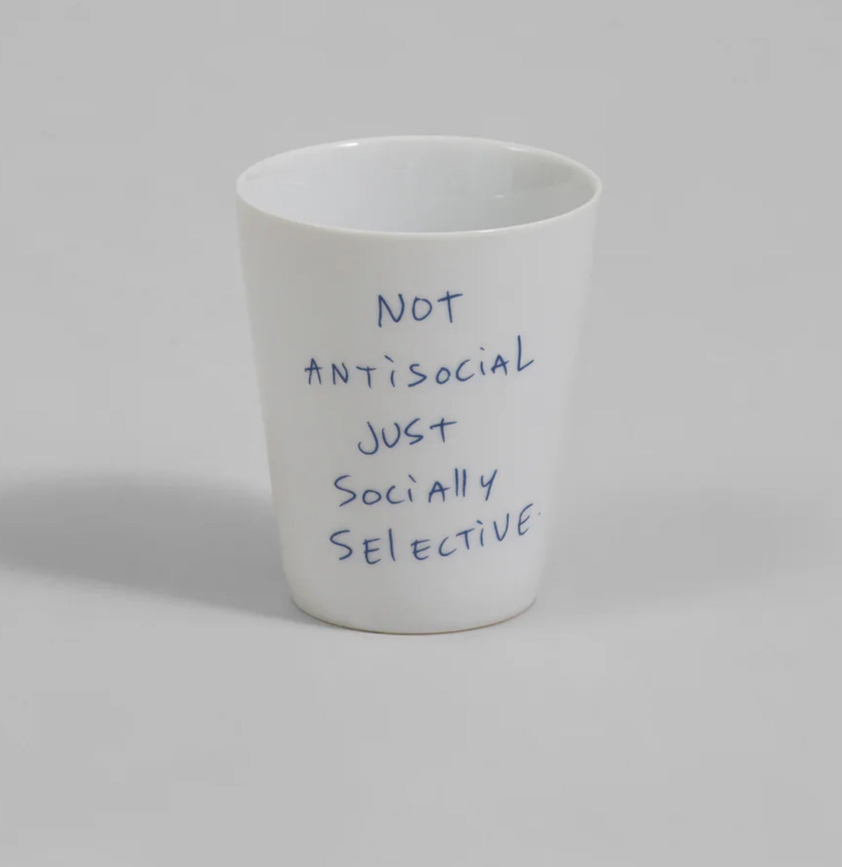 NOT ANTISOCIAL, JUST SOCIALLY SELECTIVE MUG
