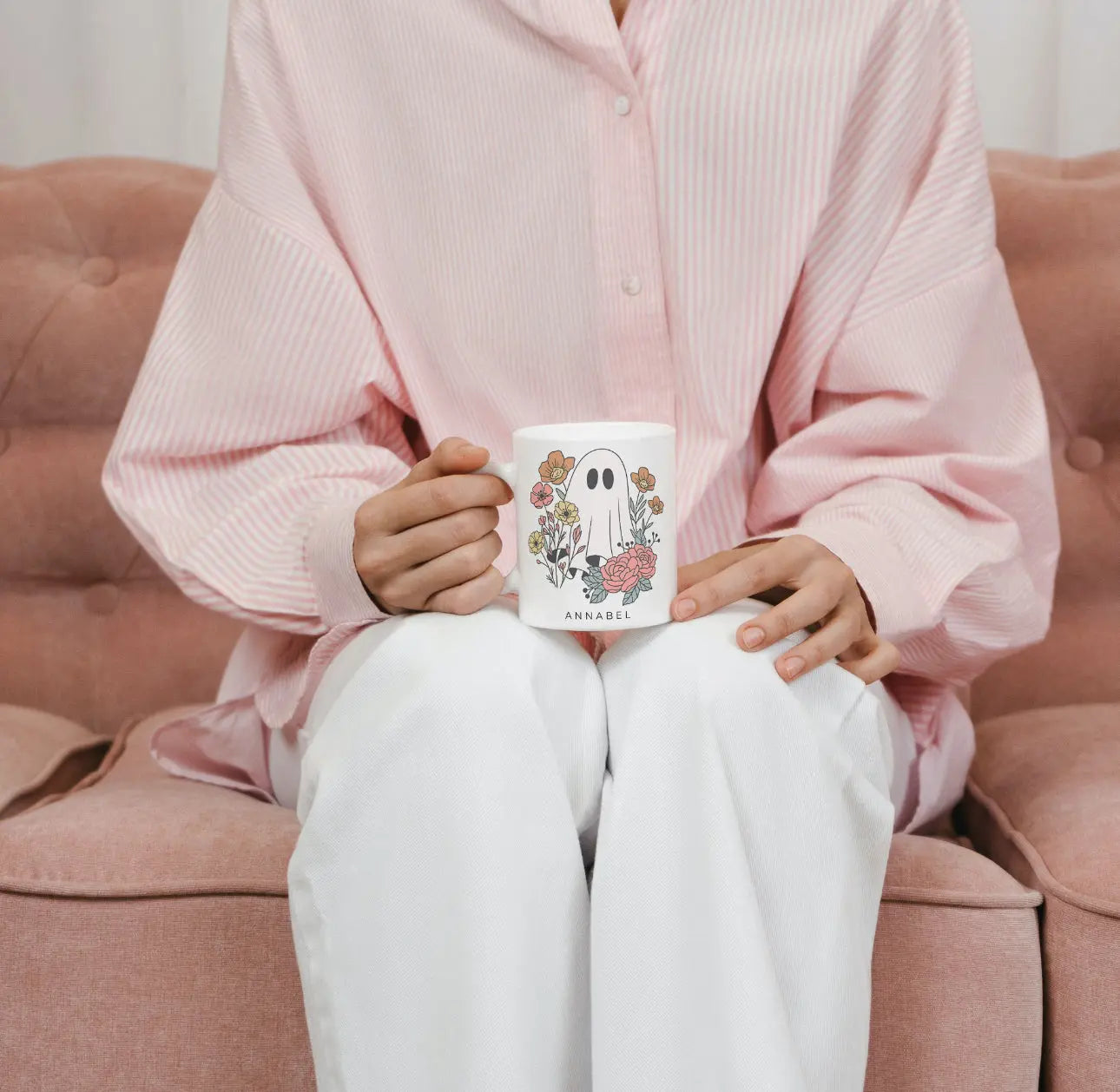 Cute Ghost Halloween Mug Trendslana