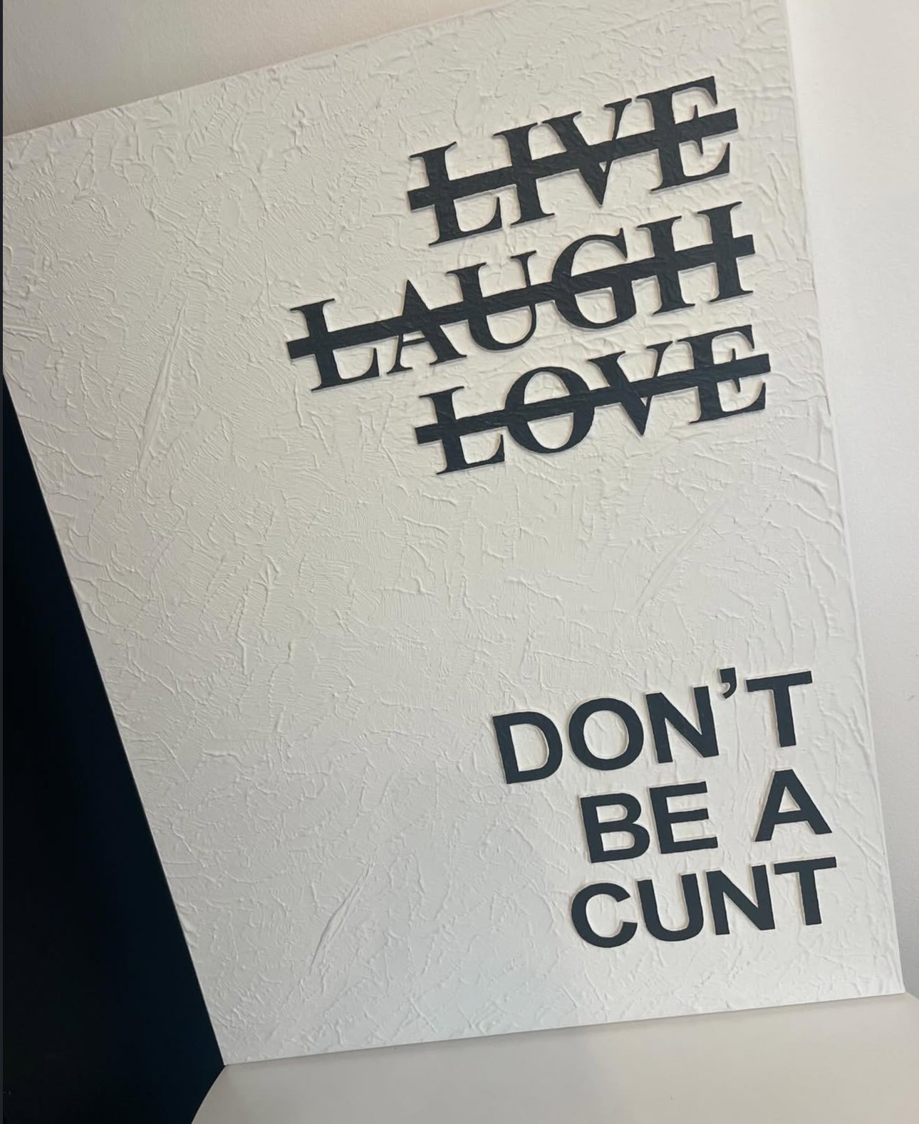 Live Laugh Love Humor Poster