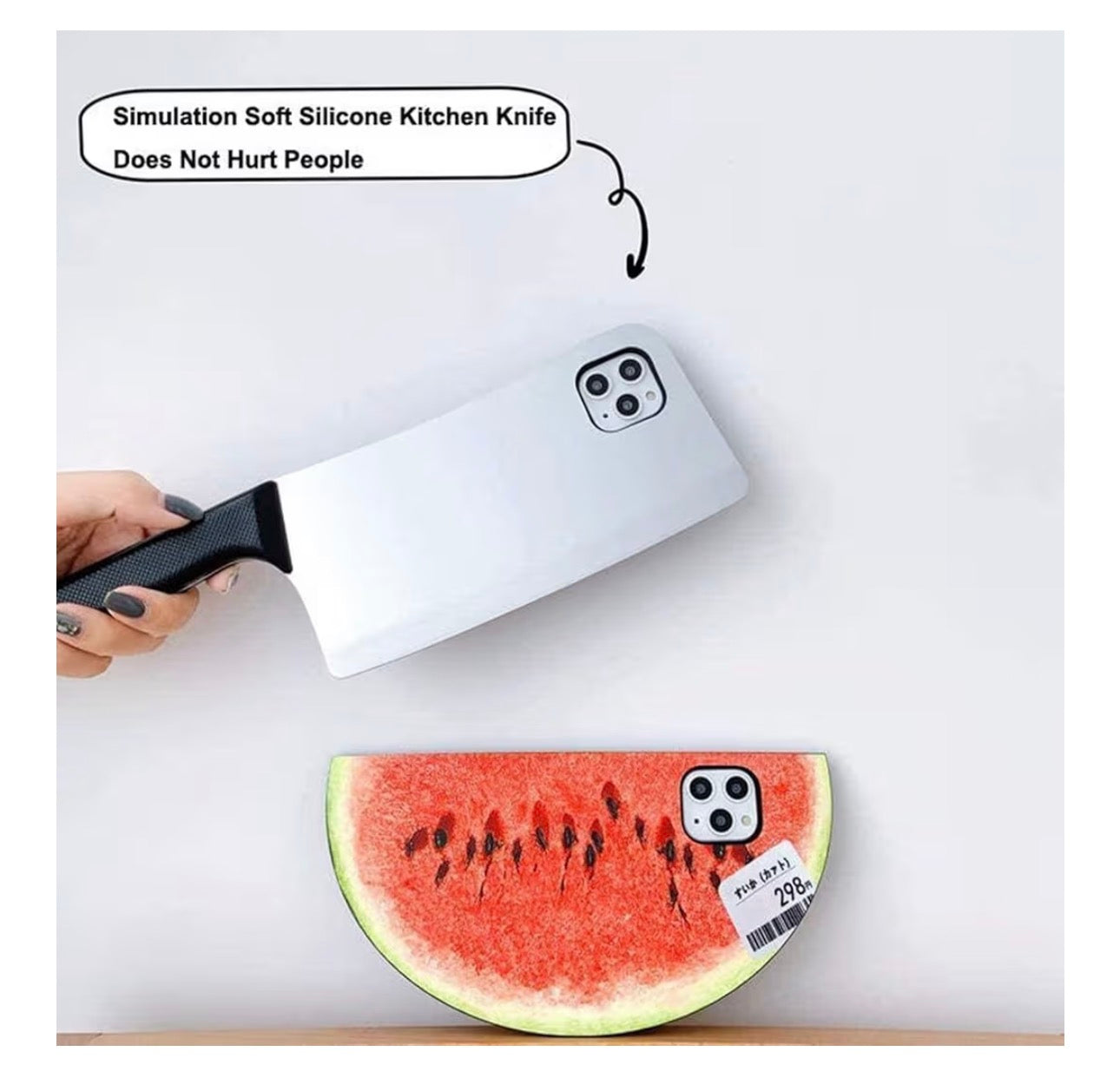 3D Funny Cleaver phone case